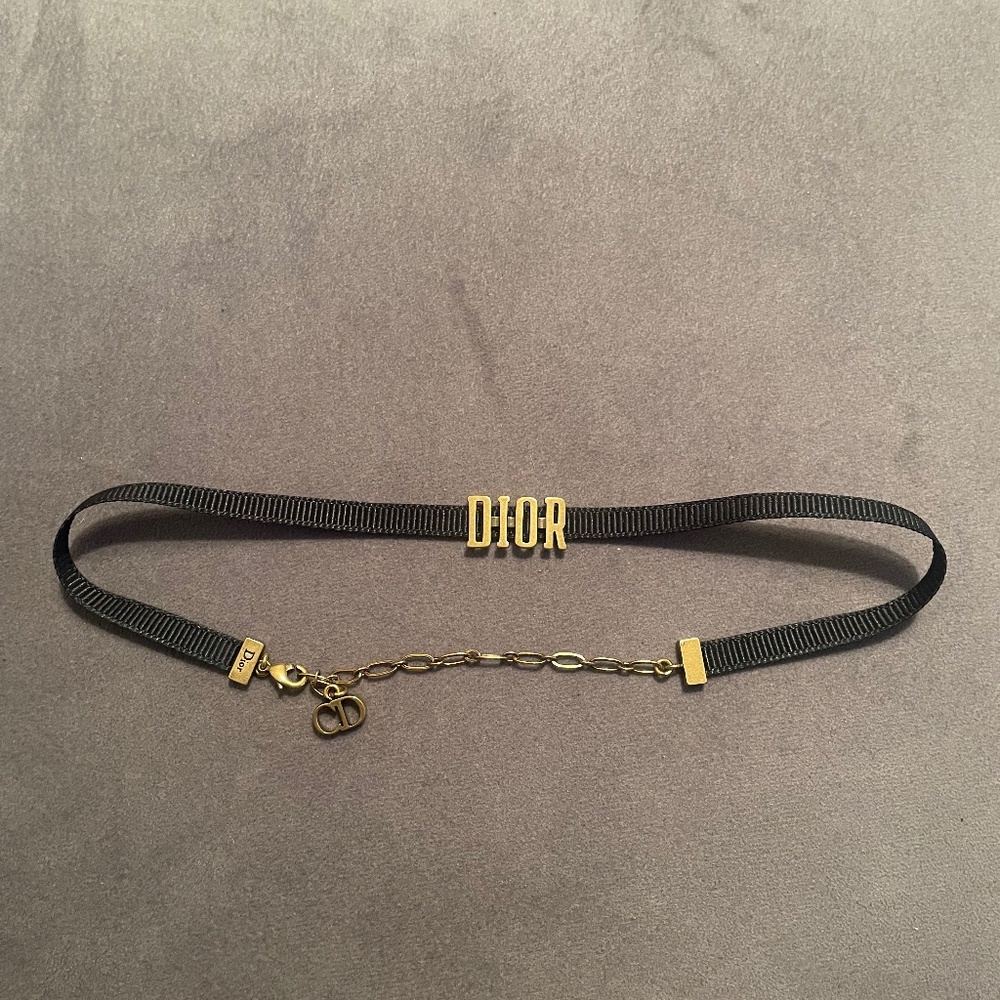 Authentic Christian Dior J’Adior Choker Necklace